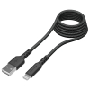 多摩電子工業 ライトニングソフトタフケーブル USB-A-Lightningコネクタ ケーブル長2m ブラック TH245LT20K