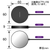 多摩電子工業 ワイヤレス充電器 マグネットタイプ MagSafe対応 最大出力10W ホワイト ワイヤレス充電器 マグネットタイプ MagSafe対応 最大出力10W ホワイト TWC56W 画像2