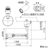 DAIKO LEDスポットライト 《Cylinder spot》 プラグタイプ LZ1C 12Vダイクロハロゲン85W形60W相当 調光タイプ 配光角19° Q+電球色 ブラック LEDスポットライト 《Cylinder spot》 プラグタイプ LZ1C 12Vダイクロハロゲン85W形60W相当 調光タイプ 配光角19° Q+電球色 ブラック LZS-92541YBV 画像2