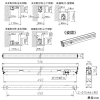 DAIKO LED一体型間接照明 《Flexline》 天井・壁・床付兼用 非調光タイプ AC100-200V 6W L520mm 拡散タイプ 温白色 灯具可動型 LED一体型間接照明 《Flexline》 天井・壁・床付兼用 非調光タイプ AC100-200V 6W L520mm 拡散タイプ 温白色 灯具可動型 LZY-91361ATF 画像2