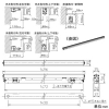 DAIKO LED一体型間接照明 《Flexline》 天井・壁・床付兼用 調光タイプ AC100V専用 19W L1500mm 集光タイプ 温白色 灯具可動型 LED一体型間接照明 《Flexline》 天井・壁・床付兼用 調光タイプ AC100V専用 19W L1500mm 集光タイプ 温白色 灯具可動型 LZY-92858AT 画像2