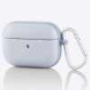 ELECOM AirPods Pro用TOUGH SLIMケース 2019年発売モデル用 有線・ワイヤレス充電両対応 カラビナ付 ブルー AVA-AP2TSBU