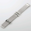 ELECOM ミラネーゼステンレスバンド Apple Watch(44・42mm)用 バンドサイズ125〜205mm スライド式バックル 調整工具付 シルバー AW-44BDSSMSV