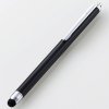 ELECOM タッチペン 超感度タイプ ペン先約6mm ブラック P-TPC02BK
