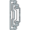 スガツネ工業 CBL-RA41-500スライドレール CBL-RA41-500