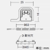 DAIKO LED一体型間接照明 《LEDs Bar》 防雨・防湿型 拡散タイプ DC24V専用 L860mm 昼白色 電源別売 LED一体型間接照明 《LEDs Bar》 防雨・防湿型 拡散タイプ DC24V専用 L860mm 昼白色 電源別売 LZW-93206WTW 画像3