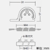 DAIKO LED一体型間接照明 《LEDs Curve》 防雨・防湿型 拡散タイプ DC24V専用 L980mm 電球色(3000K) 電源別売 LED一体型間接照明 《LEDs Curve》 防雨・防湿型 拡散タイプ DC24V専用 L980mm 電球色(3000K) 電源別売 LZW-93156YTW 画像4