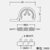 DAIKO LED一体型間接照明 《LEDs Curve》 防雨・防湿型 拡散タイプ DC24V専用 L860mm 昼白色 電源別売 LED一体型間接照明 《LEDs Curve》 防雨・防湿型 拡散タイプ DC24V専用 L860mm 昼白色 電源別売 LZW-93155WTW 画像4