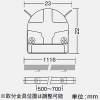 DAIKO LED一体型間接照明 《Display Line》 什器取付専用 拡散タイプ 100・200・242V兼用 L1120mm 白色 電源別売 LED一体型間接照明 《Display Line》 什器取付専用 拡散タイプ 100・200・242V兼用 L1120mm 白色 電源別売 LZY-92709NT 画像3