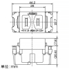 スガツネ工業 【販売終了】JEC-BN-5-SG埋込コンセント JEC-BN-5-SG埋込コンセント JEC-BN-5-SG 画像2