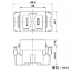 スガツネ工業 【販売終了】JEC-BN-5-BR埋込コンセント JEC-BN-5-BR埋込コンセント JEC-BN-5-BR 画像2