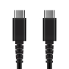 PGA 充電/通信 やわらかケーブル USB-CtoUSB-C 1.2m ブラック 充電/通信 やわらかケーブル USB-CtoUSB-C 1.2m ブラック PG-YWCC12BK 画像3