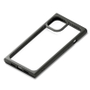 PGA iPhone 13用 ガラスタフケース スクエアタイプ ブラック PG-21KGT05BK