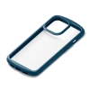 PGA iPhone 13 Pro用 ガラスタフケース ラウンドタイプ ネイビー PG-21NGT04NV