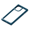 PGA iPhone 13 Pro用 ガラスタフケース スクエアタイプ ネイビー PG-21NGT08NV