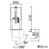 オーデリック LEDダウンスポットライト 高彩色 C1500・C1000・C700 CDM-T35Wクラス・JR12V-50Wクラス/白熱灯100Wクラス・JDR75Wクラス LED一体型 白色 埋込穴φ100 ナロー配光 電源装置別売 オフホワイト LEDダウンスポットライト 高彩色 C1500・C1000・C700 CDM-T35Wクラス・JR12V-50Wクラス/白熱灯100Wクラス・JDR75Wクラス LED一体型 白色 埋込穴φ100 ナロー配光 電源装置別売 オフホワイト XD403597H 画像2