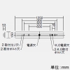 DAIKO 【生産完了品】LED長形ベースライト 40形 直付形 幅150mmリニューアルサイズ 一般用 6900lmクラス FHF32形高出力型×2灯相当 非調光 昼白色 LED長形ベースライト 40形 直付形 幅150mmリニューアルサイズ 一般用 6900lmクラス FHF32形高出力型×2灯相当 非調光 昼白色 LZB-92585XW+LZA-92824W 画像2