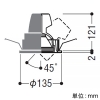コイズミ照明 【生産完了品】LEDユニバーサルダウンライト リフレクター 2000・2500lmクラス HID35〜50W相当 埋込穴φ125mm 配光角15° 電球色 電源別売 LEDユニバーサルダウンライト リフレクター 2000・2500lmクラス HID35〜50W相当 埋込穴φ125mm 配光角15° 電球色 電源別売 XD92659 画像2