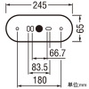 オーデリック 【生産完了品】LEDスポットライト フレンジタイプ 2灯タイプ R15 クラス2 白熱灯器具100W×2灯相当 LED一体型 昼白色 連続調光タイプ ワイド配光 マットホワイト LEDスポットライト フレンジタイプ 2灯タイプ R15 クラス2 白熱灯器具100W×2灯相当 LED一体型 昼白色 連続調光タイプ ワイド配光 マットホワイト OS256437R 画像3