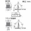 コイズミ照明 LEDエクステリアフラッドライト 防雨型 広角配光 10000lmクラス HID250W相当 非調光 電球色 黒 LEDエクステリアフラッドライト 防雨型 広角配光 10000lmクラス HID250W相当 非調光 電球色 黒 XU50873 画像2