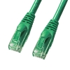 サンワサプライ カテゴリ6Aより線LANケーブル 超高速 10ギガビットイーサネット対応 グリーン 0.5m KB-T6AY-005G