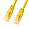 サンワサプライ カテゴリ6Aより線LANケーブル 超高速 10ギガビットイーサネット対応 イエロー 0.5m KB-T6AY-005Y