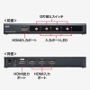 サンワサプライ HDMI切替器 高輝度HDR HDCP2.2対応 4入力1出力 HDMI切替器 高輝度HDR HDCP2.2対応 4入力1出力 SW-HDR41H 画像3