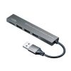 サンワサプライ スリムハブ USB 3.2 Gen1+USB2.0 コンボ カードリーダー付 USB-3HC319S