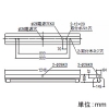 コイズミ照明 直管形LEDランプ搭載ベースライト 直付型 防雨・防湿型 反射笠付・1灯用 非調光 昼白色 直管形LEDランプ搭載ベースライト 直付型 防雨・防湿型 反射笠付・1灯用 非調光 昼白色 XU90239L+XE46423L 画像2