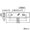 オーデリック LEDベースライト ≪LED-TUBE≫ R15 クラス2 直付型 40形 逆富士型 2灯用 3400lmタイプ Hf32W高出力×2灯相当 LEDランプ型 片側給電・片側配線タイプ 昼白色 非調光タイプ LEDベースライト ≪LED-TUBE≫ R15 クラス2 直付型 40形 逆富士型 2灯用 3400lmタイプ Hf32W高出力×2灯相当 LEDランプ型 片側給電・片側配線タイプ 昼白色 非調光タイプ XL551147R2 画像2