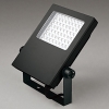 オーデリック LED投光器 防雨型 水銀灯400W相当 LED一体型 昼白色 非調光タイプ ナロー配光 壁面・天井面・床面取付兼用 ブラック XG454063