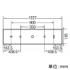 コイズミ照明 高天井用LEDブラケットライト FHF32W×2灯相当 非調光 電球色 2回路配線可能 シックブラウン木目柄 高天井用LEDブラケットライト FHF32W×2灯相当 非調光 電球色 2回路配線可能 シックブラウン木目柄 AB52396 画像2