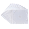 サンワサプライ Blu-ray・DVD・CDケース(スリムタイプ・10枚セット・ホワイト) FCD-PU10MWN