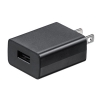 サンワサプライ USB充電器(1A・ブラック) USB充電器(1A・ブラック) ACA-IP86BK 画像1