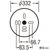 オーデリック LED小型シーリングライト 高演色LED 白熱灯器具60W×2灯相当 LED電球一般形 口金E26 電球色 非調光タイプ アイボリー色ワイピング LED小型シーリングライト 高演色LED 白熱灯器具60W×2灯相当 LED電球一般形 口金E26 電球色 非調光タイプ アイボリー色ワイピング OL011103LR 画像2