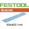 FESTOOL サンドペーパー GR 80x400 P100 50枚入り(499631) 00523879