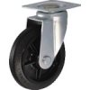 ハンマー 静音旋回式ゴム車輪(ナイロンホイール・ラジアルボールベアリング)150mm 420BBS-FR150