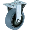 ハンマー 静音固定式ゴム車輪(ナイロンホイール・ラジアルボールベアリング)125mm 420BER-FR125