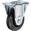 ハンマー 静音固定式ゴム車輪(ナイロンホイール・ラジアルボールベアリング)100mm 420SR-FR100