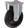 ハンマー 静音固定式ゴム車輪(ナイロンホイール・ラジアルボールベアリング)150mm 420SRP-FR150