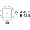 白光 ノズル QFP 42.5mmX42.5mm A1215B