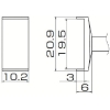 白光 こて先 トンネル 19.5mmX10.2mm T12-1008