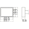 白光 こて先 クワッド 22.5mmX16.5mm T12-1206