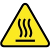 パンドウイット ISO警告ラベル ロールタイプ 高温注意 WL35Y