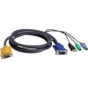 ATEN USB・PS/2コンボKVMケーブル SPHDタイプ 3m 2L-5303UP