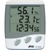 A&D 時計付き温湿度計 外部センサー付き 時計付き温湿度計 外部センサー付き AD5680 画像1
