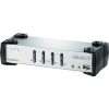 ATEN KVMP[[TM上]]スイッチ 4ポート/USB2.0 /VGA/USB2.0ハブ2ポート(OSD搭載) CS1734B