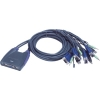 ATEN KVMスイッチ 4ポート/USB/ ケーブル一体型 CS64US
