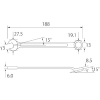 エビ コンビネーションレンチ 13mm コンビネーションレンチ 13mm CW13 画像2