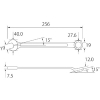 エビ コンビネーションレンチ 19mm コンビネーションレンチ 19mm CW19 画像2